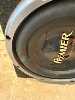 2 Premier car Woofers in box