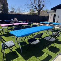 Folding Chairs And Tables