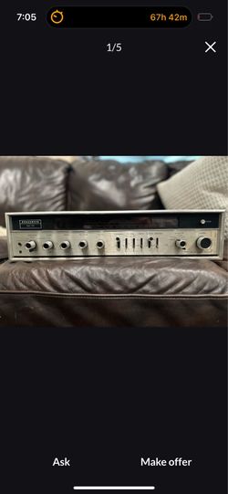 Vtg Rare Hifi National Panasonic Amp Receiver Amplifier audiophile