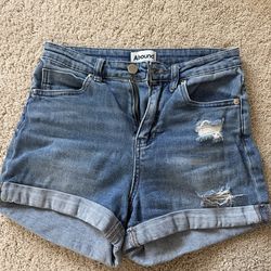abound denim shorts size 25