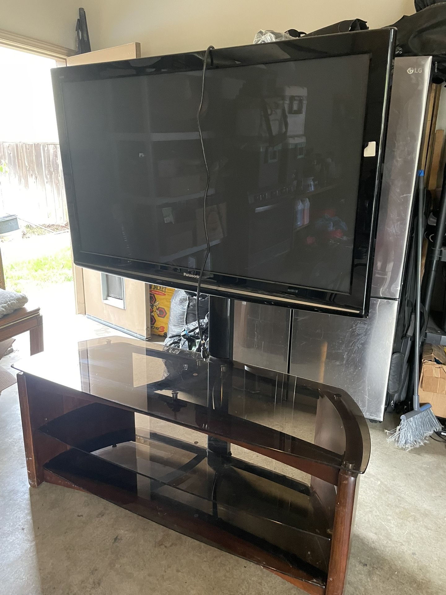 50 in Panasonic Plasma HDTV With Stand