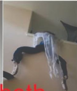 4ft Hanging from the gutter or rail ghoul