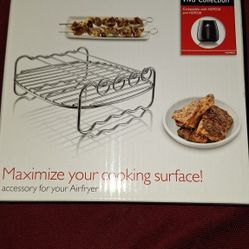 Philips HD 9904 Grill And Skewer Set Insert For Air Fryer APP2