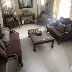 9 Piece luxury living room set