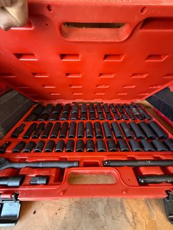 1/2 in Neiko Impact Socket Set with Case