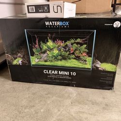 Brand New Waterbox Rimless Aquarium Tank 10 Gallons