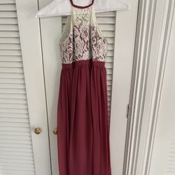 Burgundy dress  Size 4