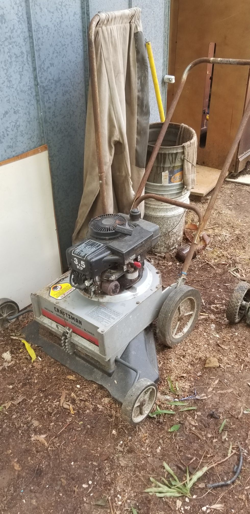 Craftsman vacuum shredder bagger sales
