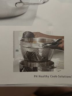 Princess House 6qt Dutch Oven + 10inch 6 Qt Steamer Colindar With Lid