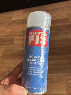 1k clearcoat gloss paint can