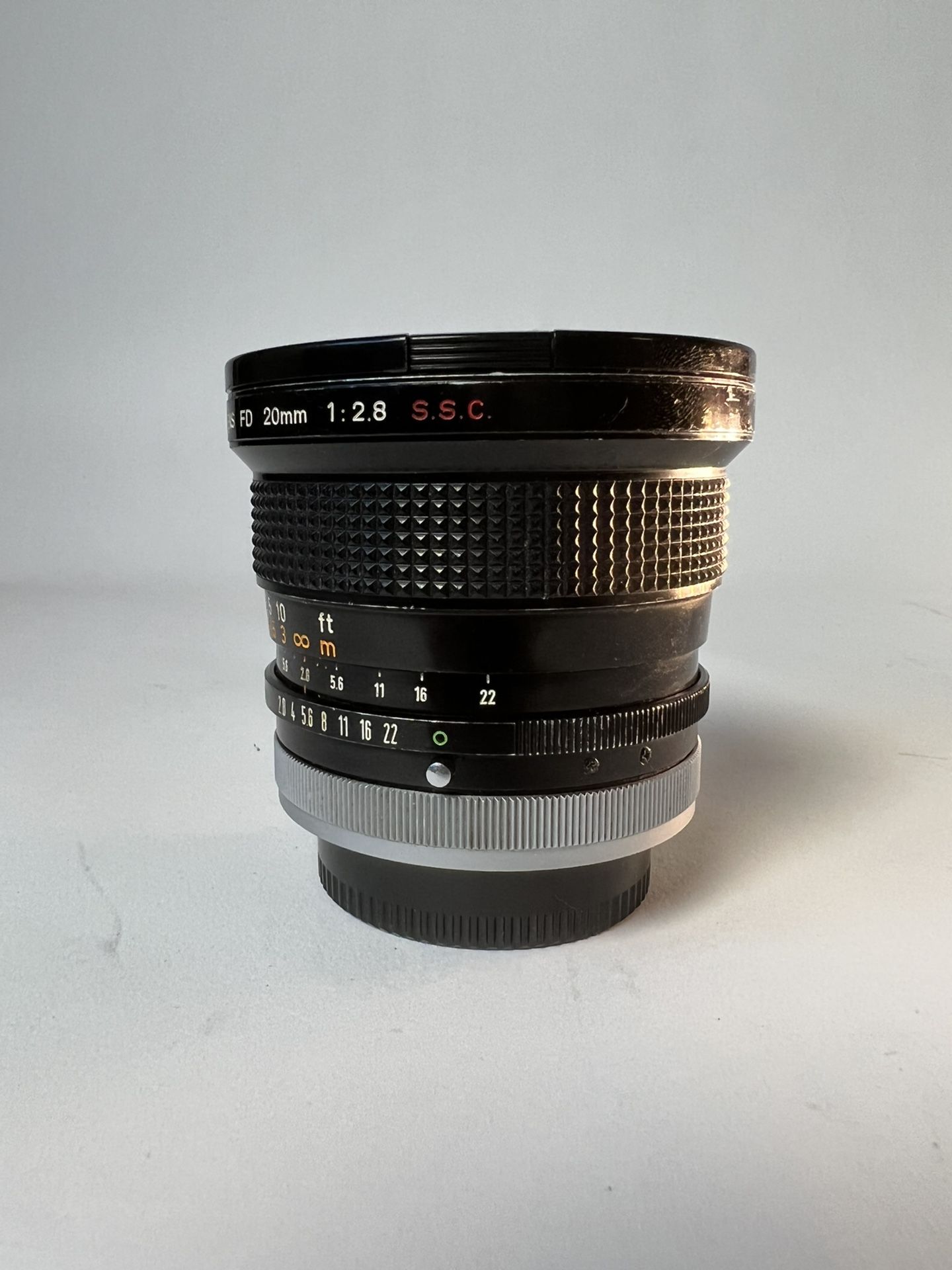 Canon FD mount 20mm f/2.8 wide-angle