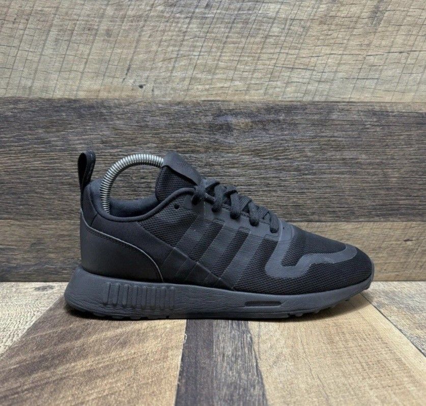 Adidas Originals Smooth Runner Black Athletic Sneakers Shoes Kids Children's Size 4