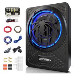 NEW! Subwoofer, Slim Underseat Car Subwoofer