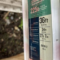 Ladders of 36 feet,.