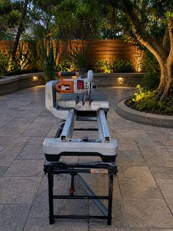 ‼️ RIDGID TILE MACHINE ON A STAND WTS2000L 10-inch WET TILE SAW ‼️PLEASE, CHECK MY OTHER LISTINGS AND FOLLOW