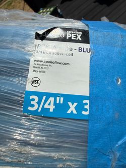 3/4 pex A 300 feet