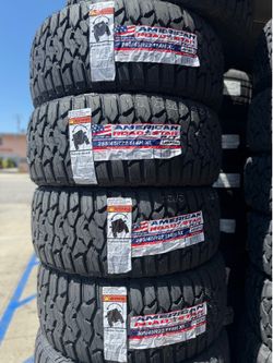 285/45/22 AMERICAN ROAD STAR 4 NEW TIRES INSTALLED ✅ INSTALADAS ✅ 🔥