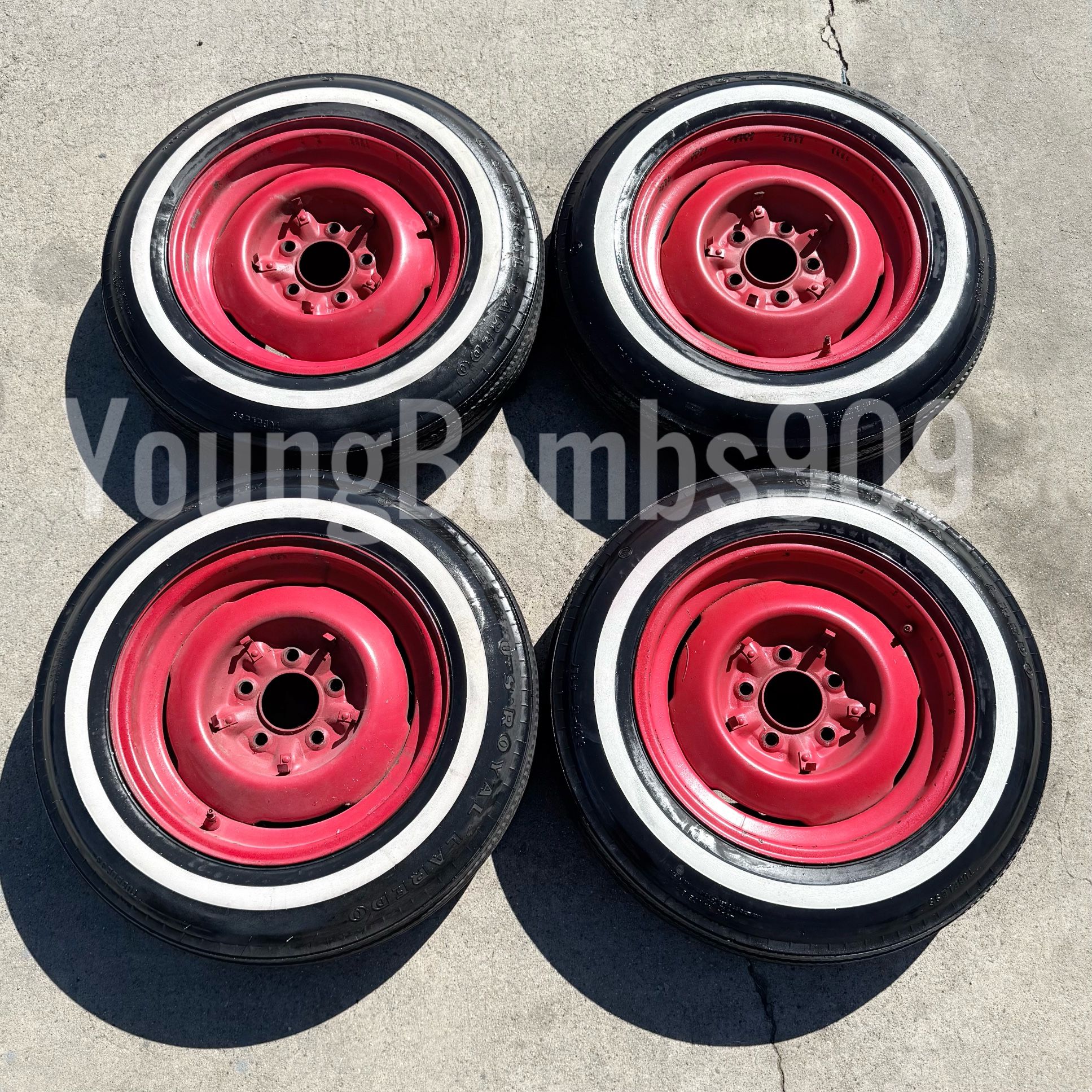 49-53 Chevy Rims And White Wall Tires