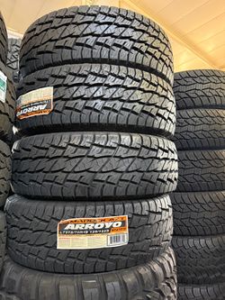 🚨‼️vendo set de llantas Lt 275 70 17 arroyo tires allterain