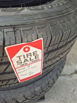 Used Jeep 18-Inch Wheel and Tire Set
