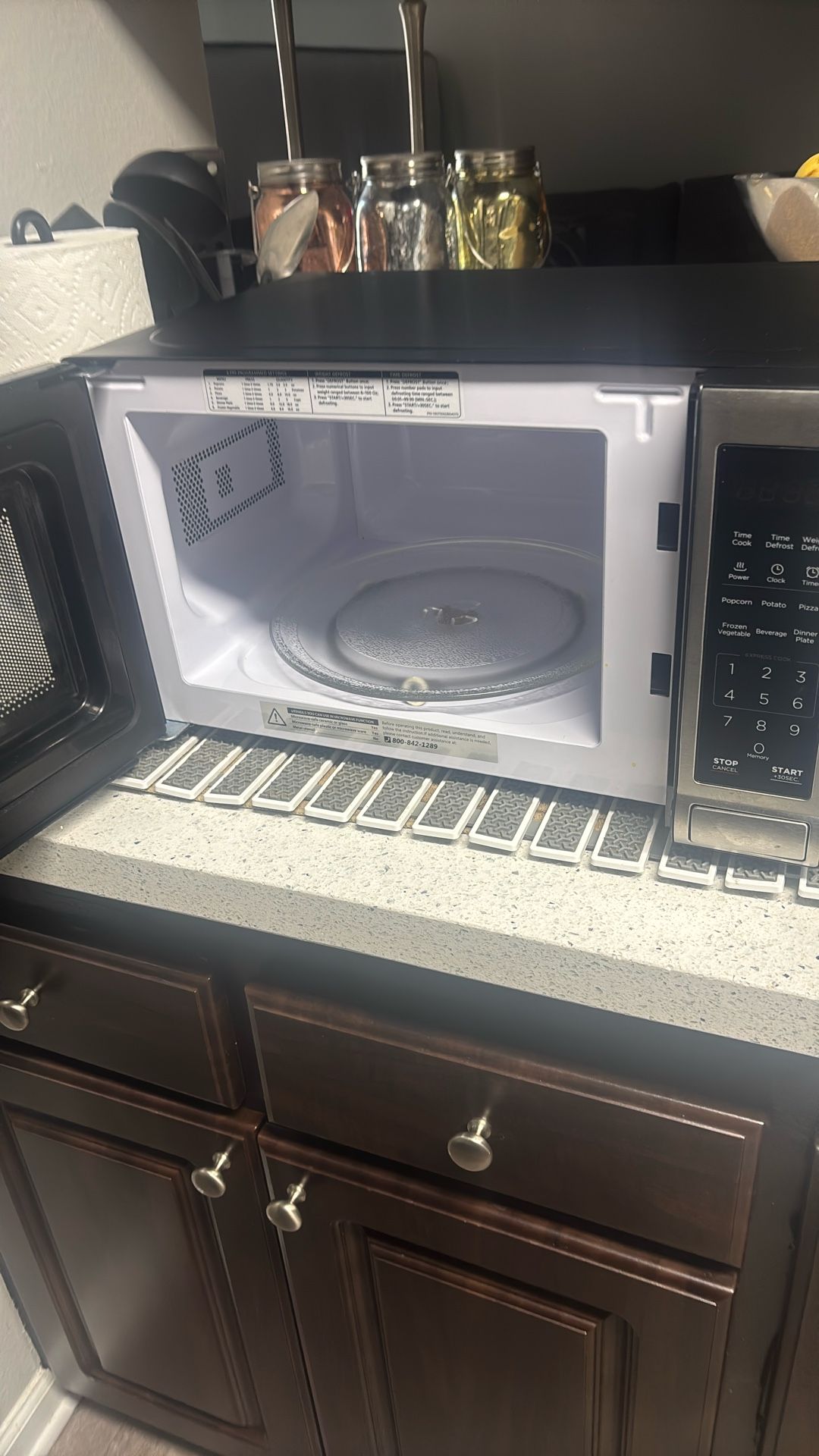 Brand new microwave stainless steel