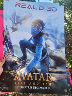 Avatar Fire Ash 13 X 19 Movie Poster REAL D 3D