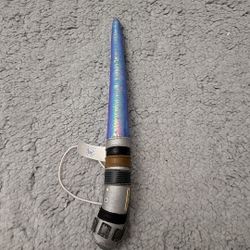 Build A Bear Star Wars Jedi Light Saber Blue Soft Plush Bear Accessories (W)
