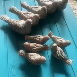 Set Of Dove Bird Candles