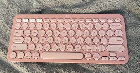 Logitech Pebble Keys 2 K380s Wireless Bluetooth Keyboard - Tonal Rose