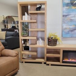 Proudly Made In USA Book Shelf! 3 Finishes! 