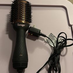L’ange Le Volume 2-in-1 Titanium Volumizing Brush Hair Dryer - Black/Gold