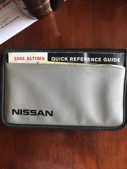 2005 Nissan Altima manual