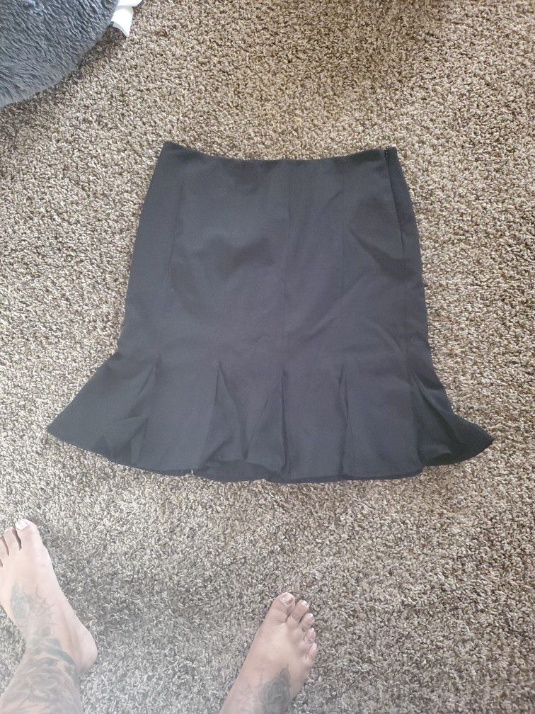 Flared Bottom Pencil Skirt