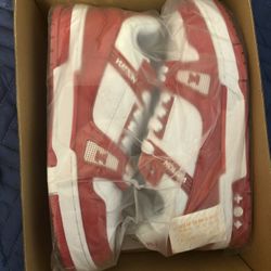 Louis Vuitton Trainers Red/White