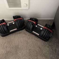 Bowflex 5-52.5lb adjustable dumbbells