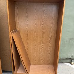 WOOD BOOKSHELVES: Good Condition