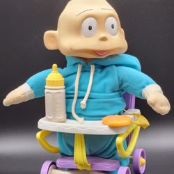 Vintage 2000 Nickelodeon Rugrats Bounce & Babble Dil Pickles Toy Talks Jumps Works