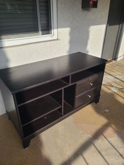 Free Wooden Entertainment Center W/ Drawers