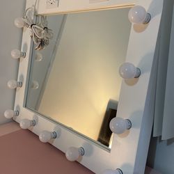 Vanity Mirror Made From Wood
