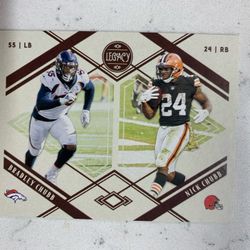 2021 Panini Legacy #G-9 Bradley Chubb / Nick Chubb Generations card