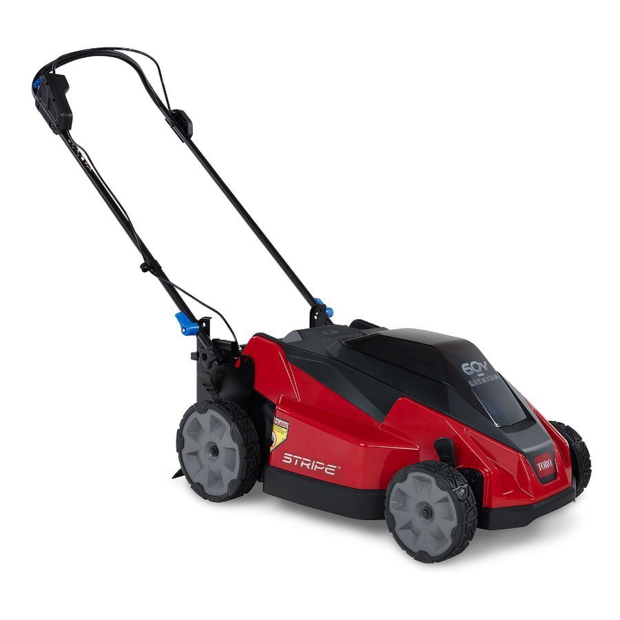 New Toro Foldable 60-Volt 21-Inch Stripe Cordless Electric Battery Push Lawn Mower
