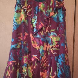 Pinky Multicolored Dress Sz Sm(Fits Like A Med) $10 MPU SERIOUS INQUIRIES ONLY 