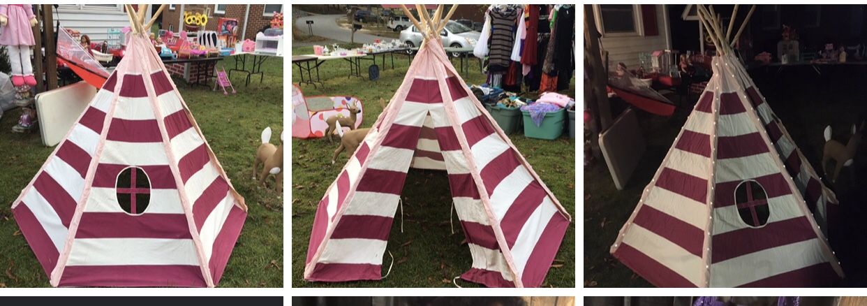 Teepee With Lights Like New Conditions Smoke And Pets Free Home