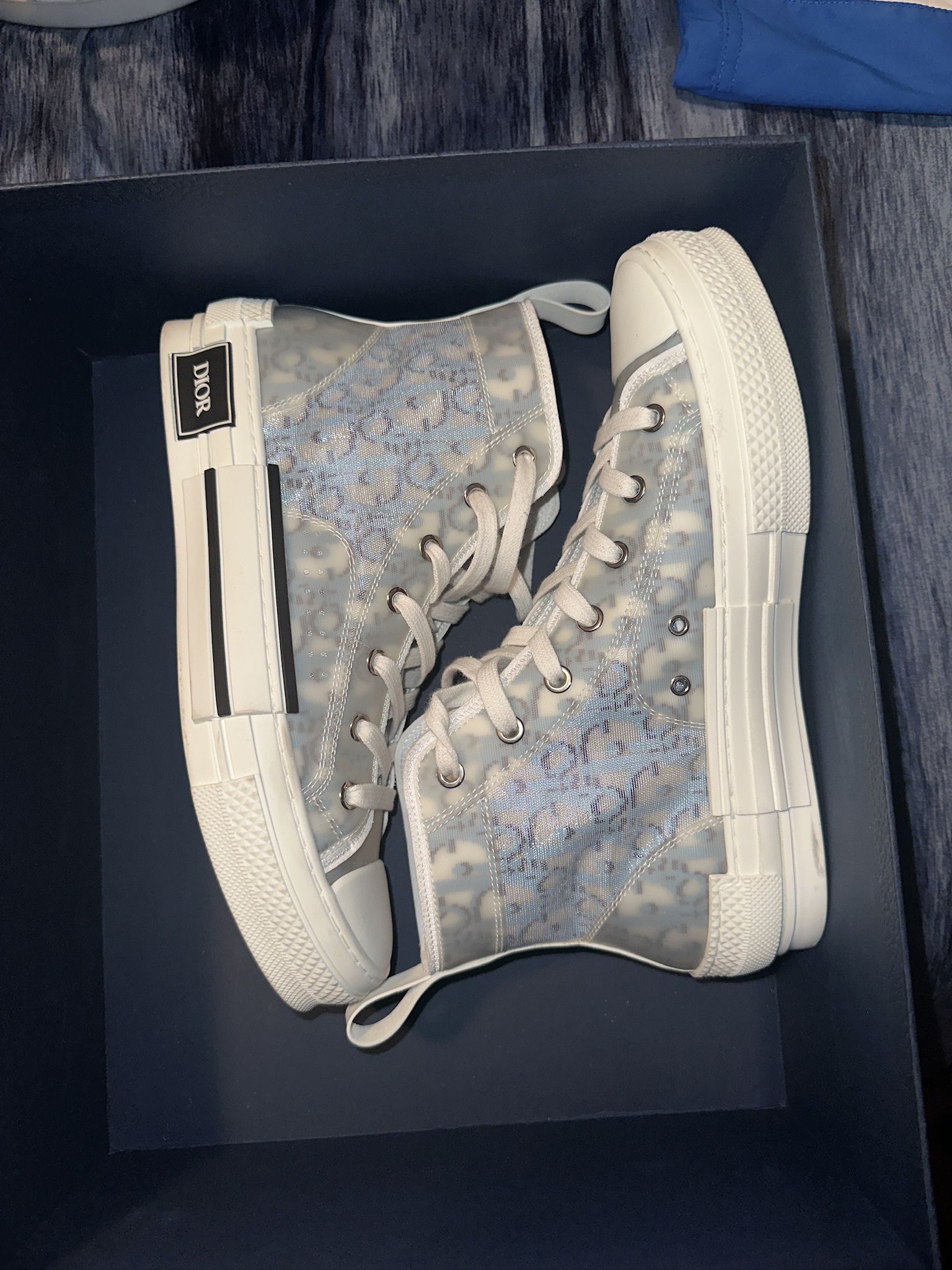 Dior B23 High Top Oblique Sneakers – Size 7 – Excellent Condition