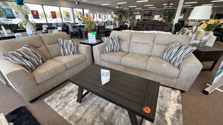 2 PC SOFA AND LOVESEAT