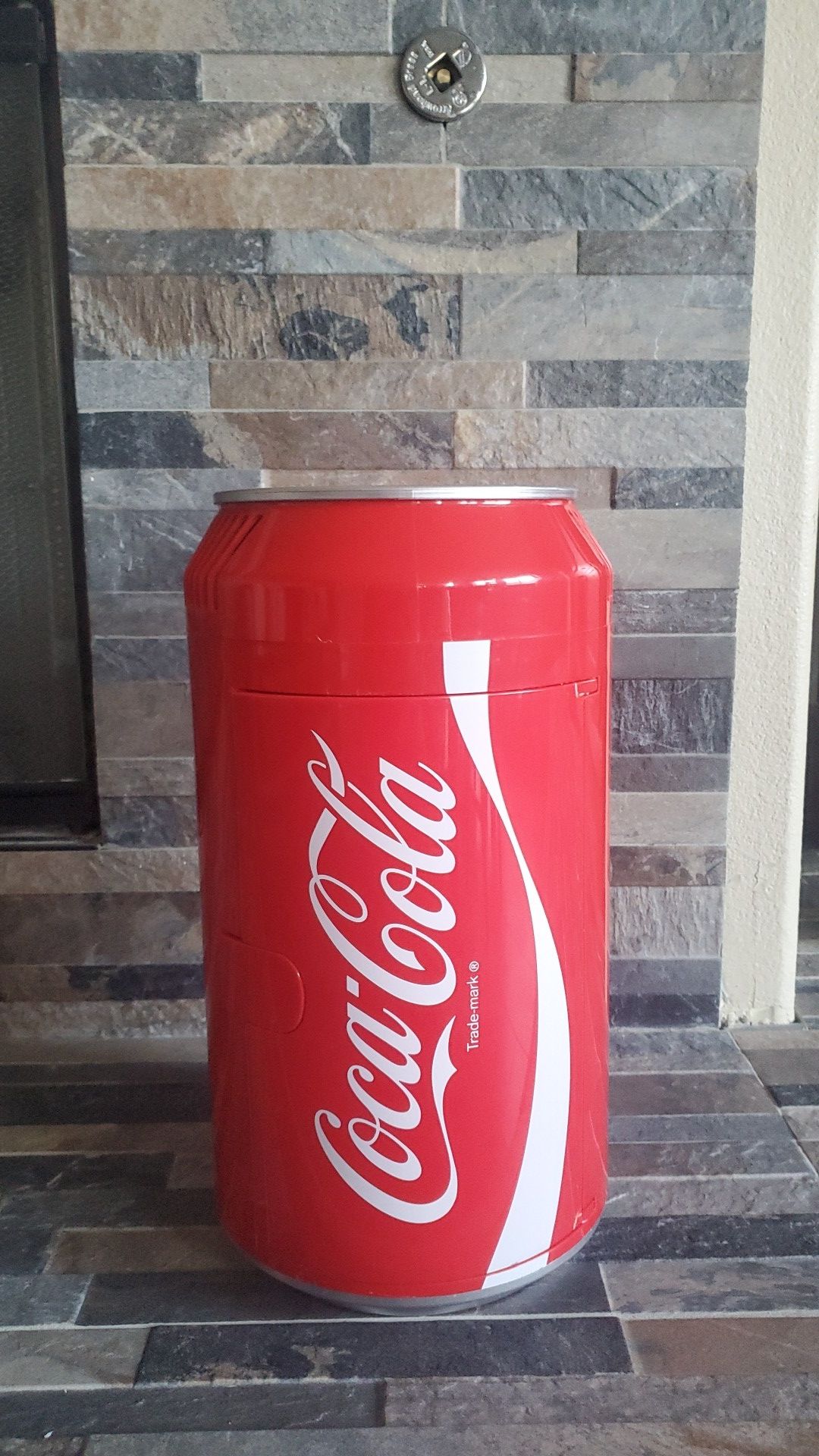 Coca cola can refrigerator