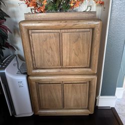 Vintage Pecan Bedroom Set 
