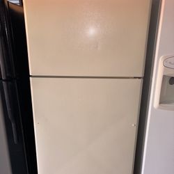 Beige Maytag Refrigerator And Freezer
