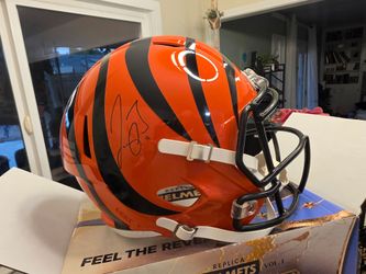 Signed Cincinnati Bengals Replica Football Helmet