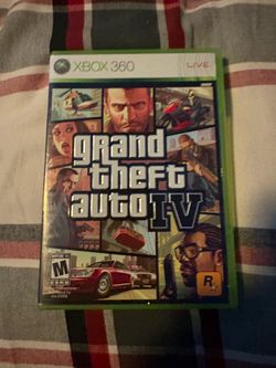 Grand theft auto 4 Xbox 360 cd